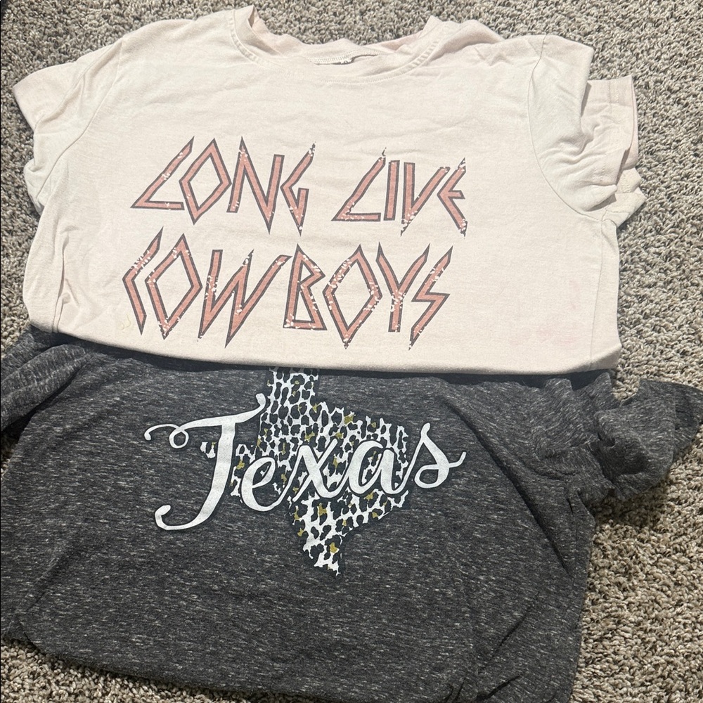 Gray Texas Kids Shirt